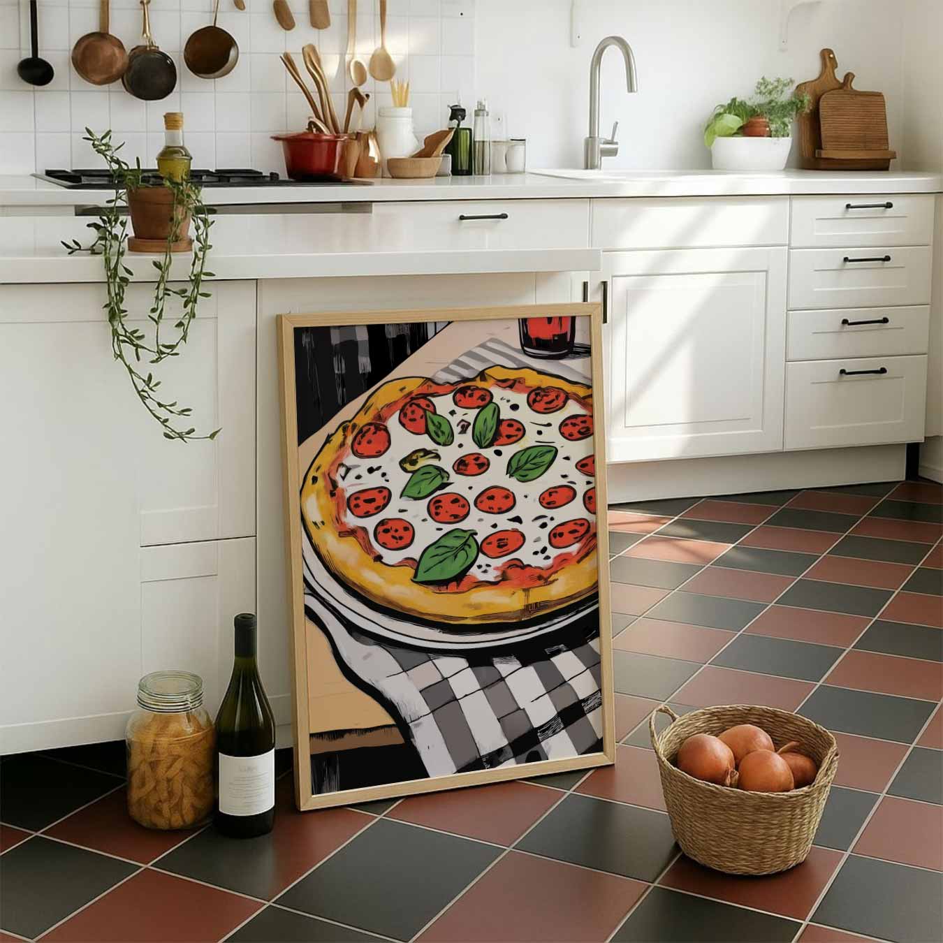 Pizza Serenade - Kunstzinnige Poster