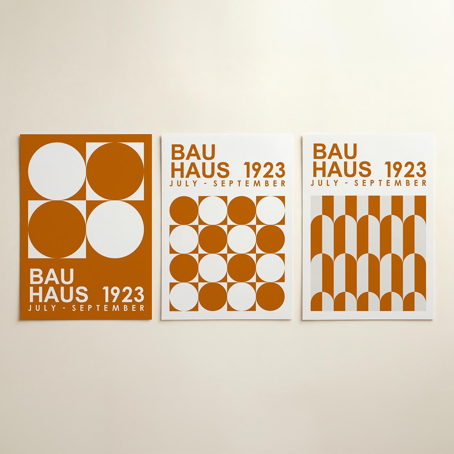 Cirkel en vierkant Posterset