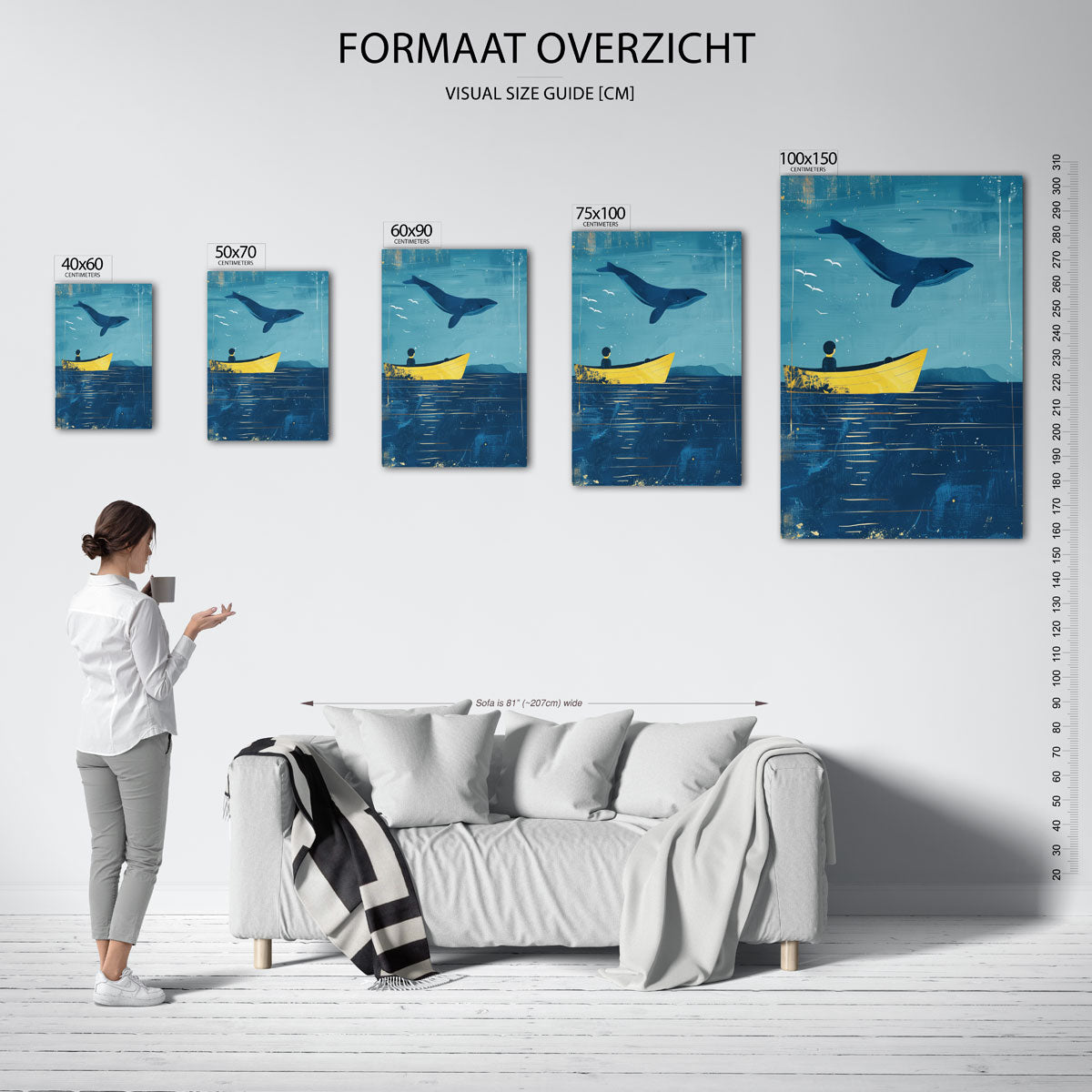 Dromerige zeevaart Kunstwerk