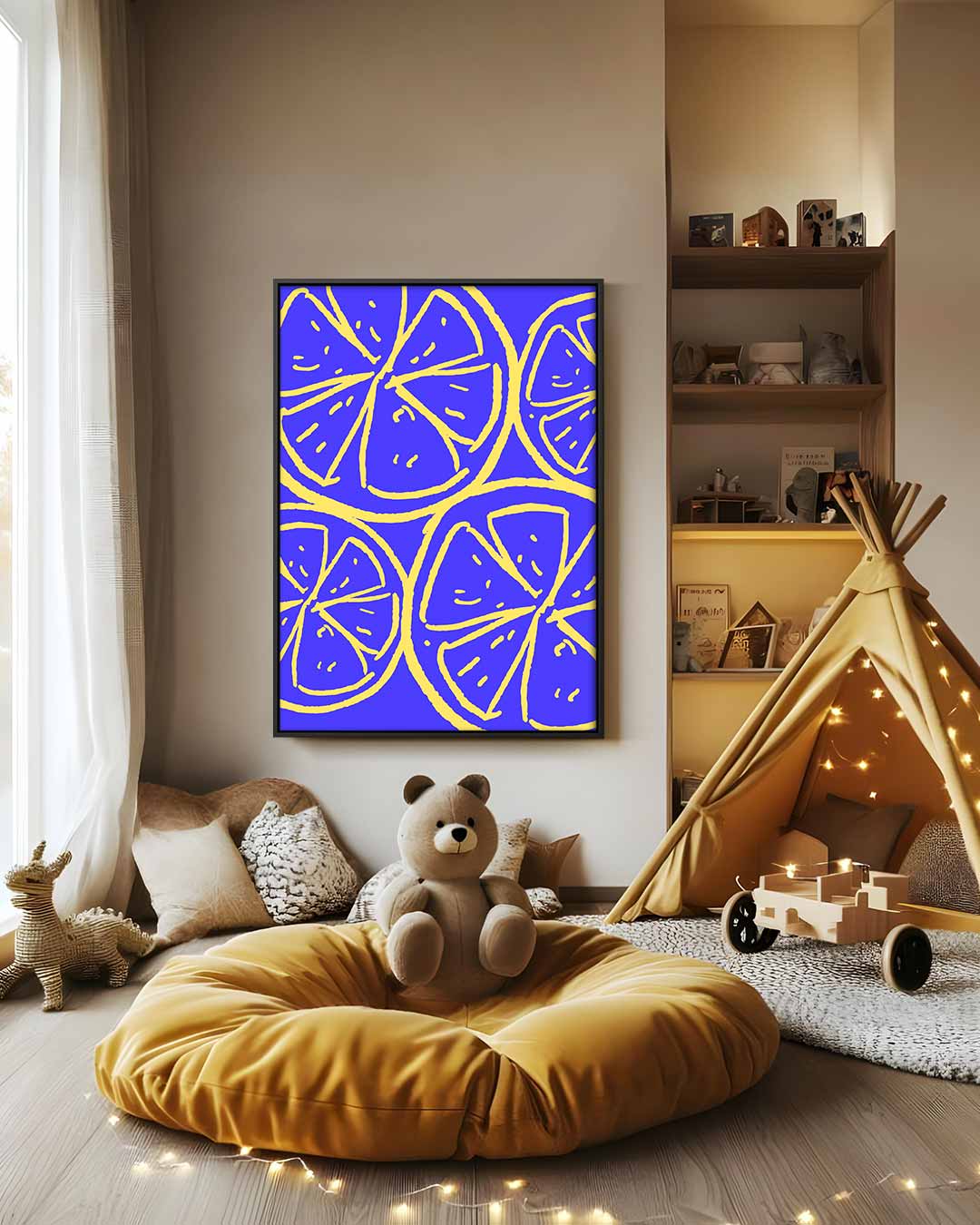 Citrus Fantasie Kunstwerk-canvas-dibond-plexiglas-wanddecoratie-WallArtistic
