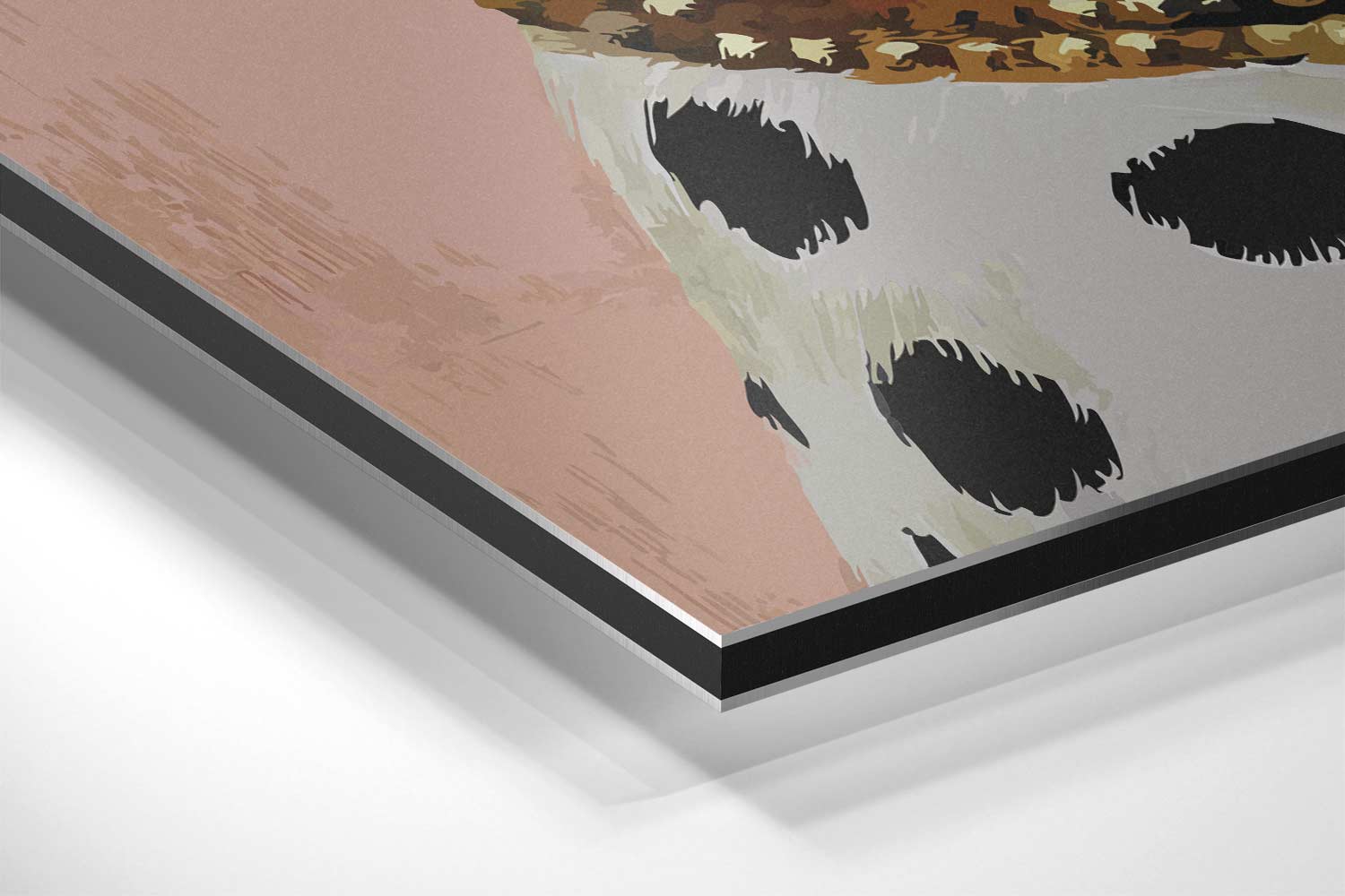 Stijlvolle Dalmatier Portret Kunstwerk-canvas-dibond-plexiglas-wanddecoratie-WallArtistic