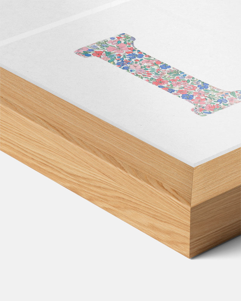 Bloemrijke Letter I Poster-WallArtistic