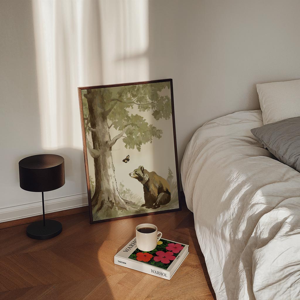 Berengroet in het Bos Poster