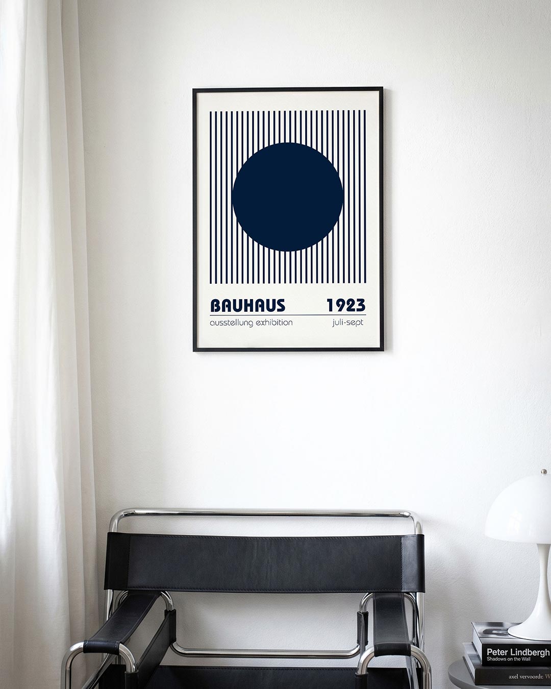 Cirkel en lijnen Poster