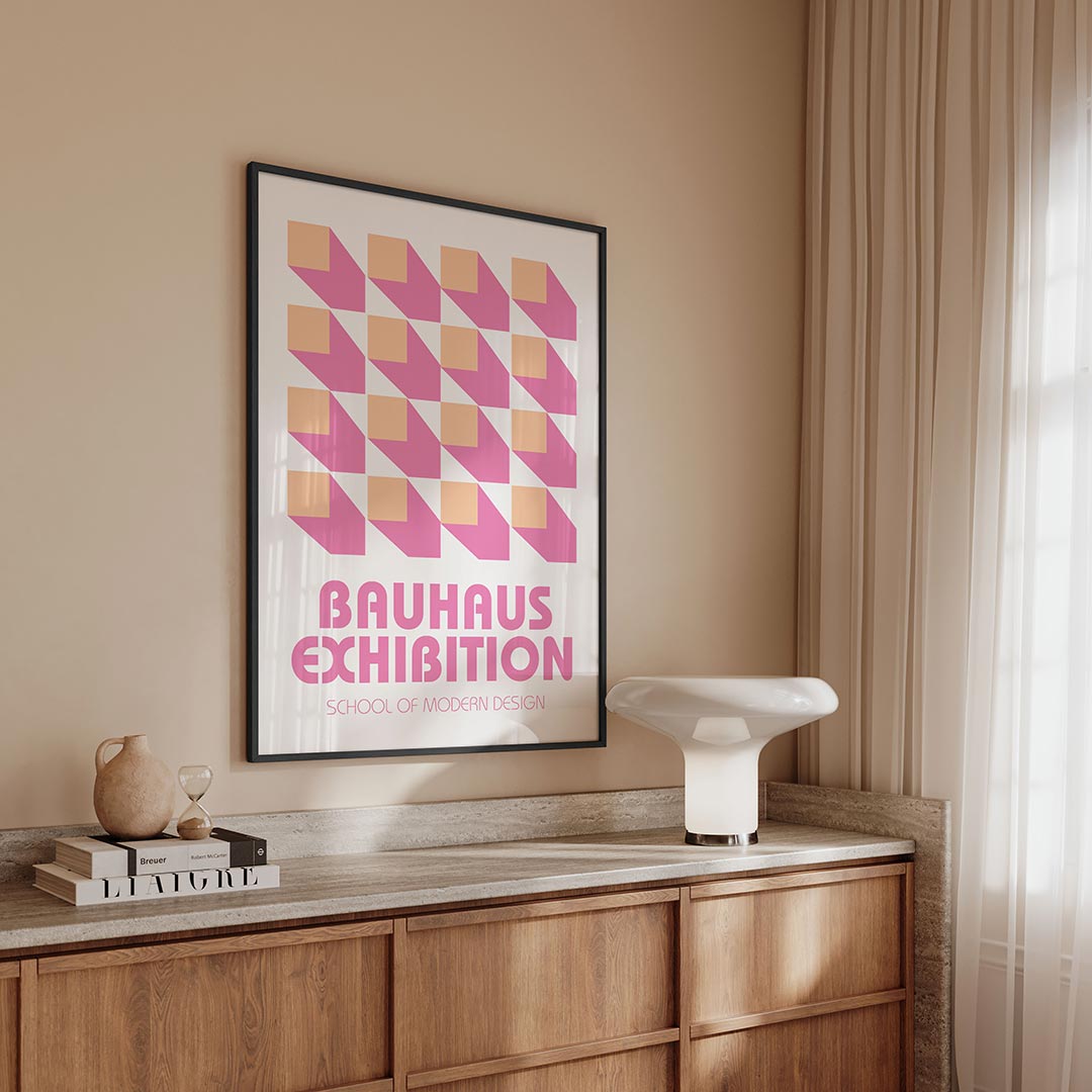 Vorm en schaduw Poster