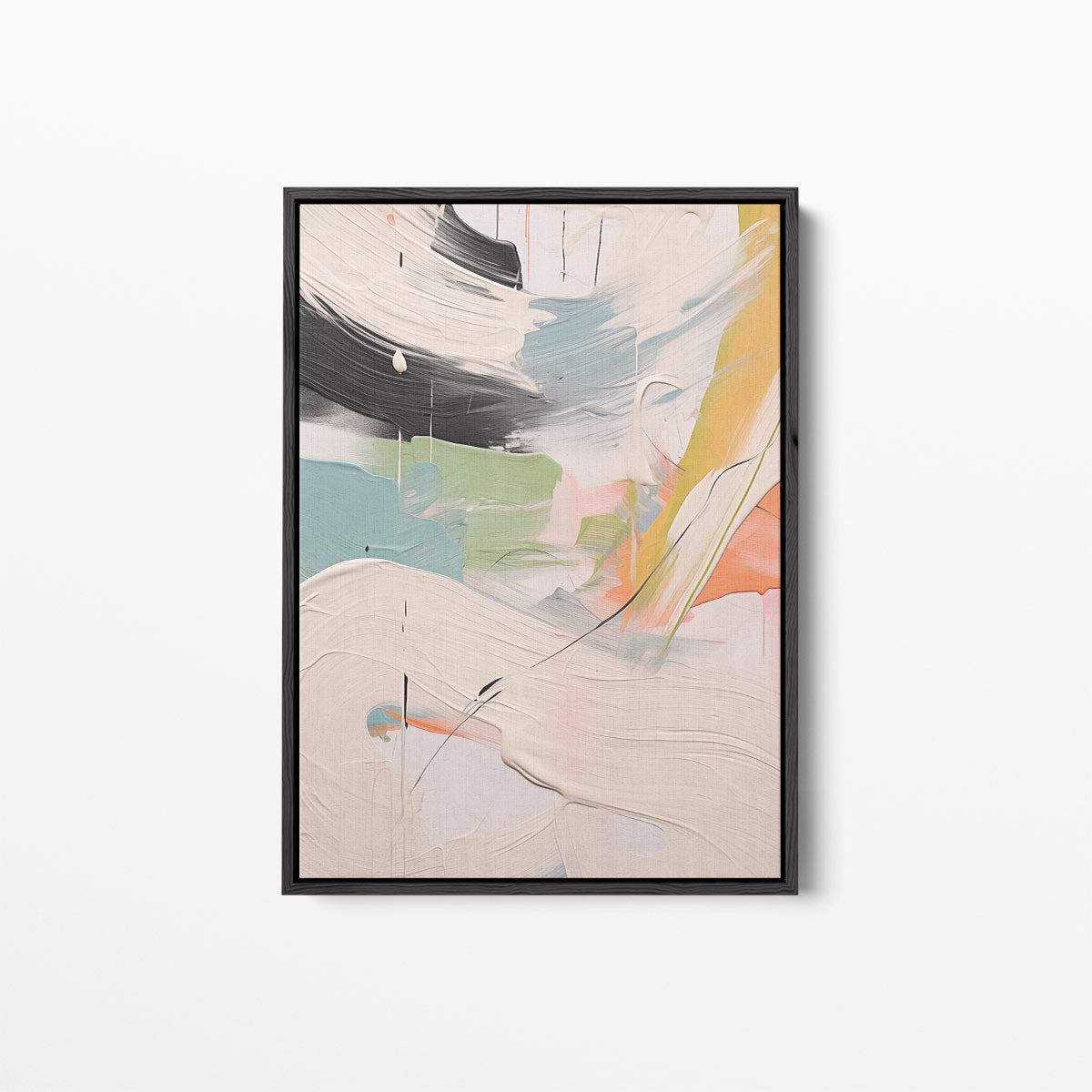 Kleurenstorm in Beweging Kunstwerk-canvas-dibond-plexiglas-wanddecoratie-WallArtistic