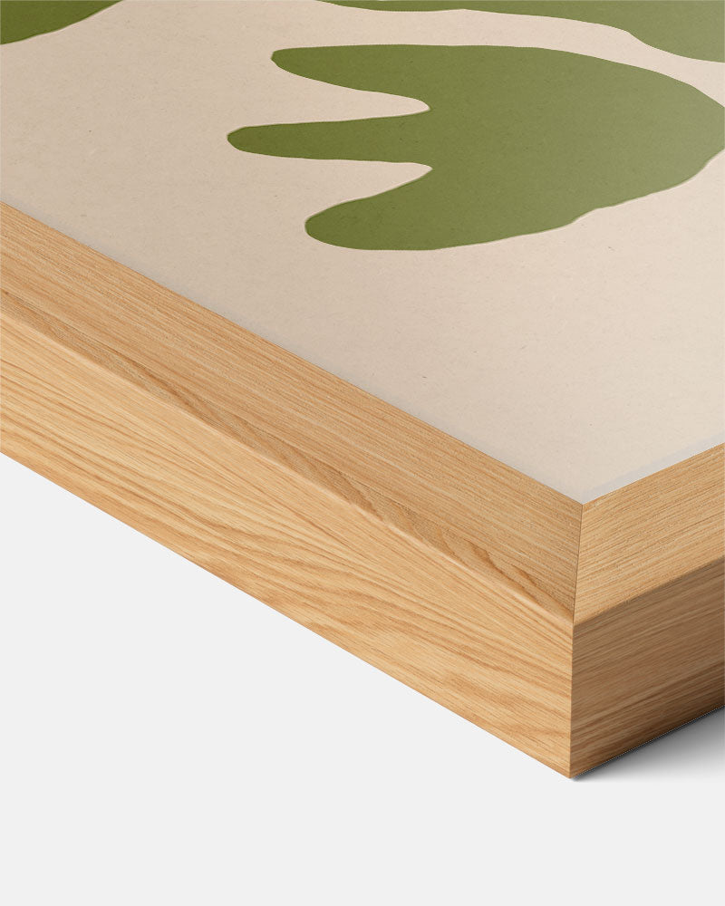 Harmonieuze Botanische Symmetrie Poster-WallArtistic