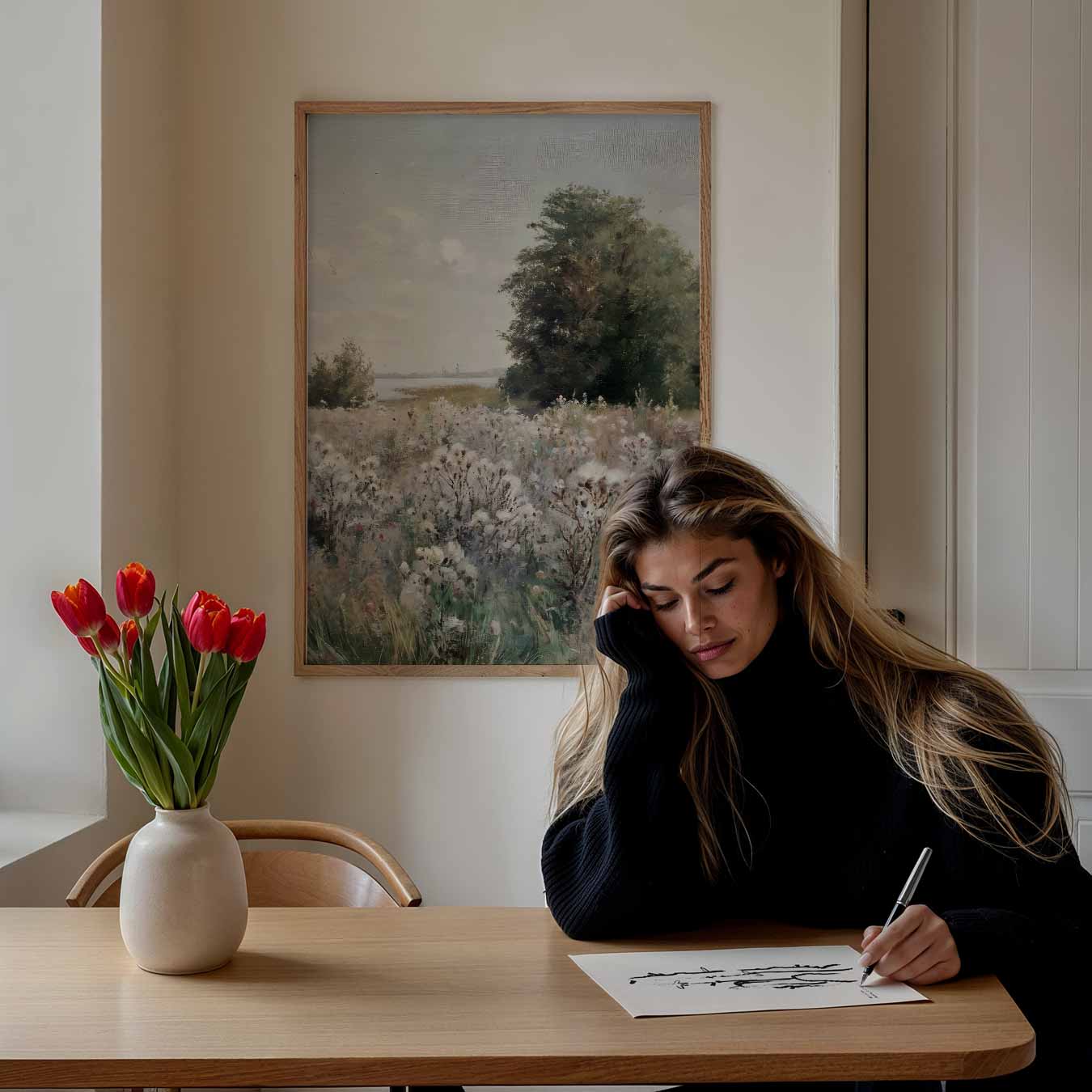 Zomerweelde aan het Meer Poster-WallArtistic