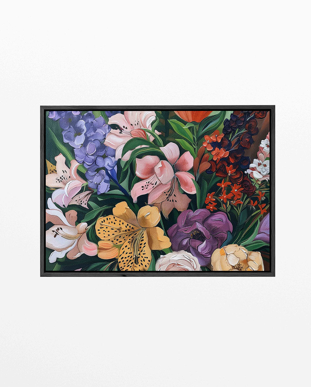 Bloemrijke kleurenpracht Kunstwerk