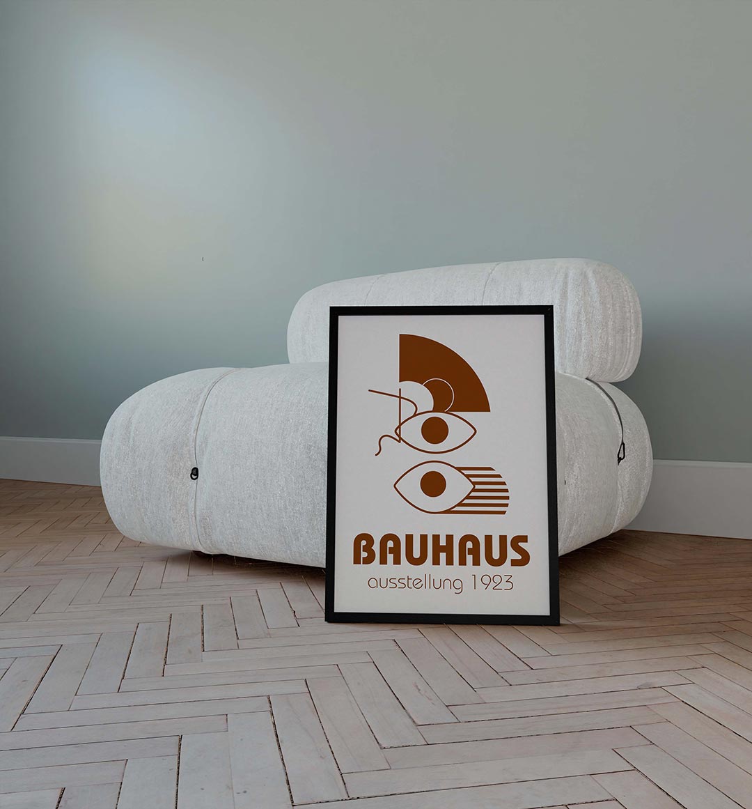 Oog en lijnen Poster