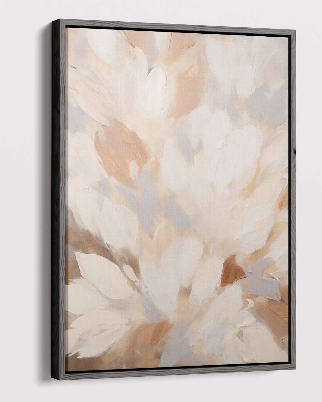 Bloemen in Neutrale Tinten Kunstwerk-canvas-dibond-plexiglas-wanddecoratie-WallArtistic