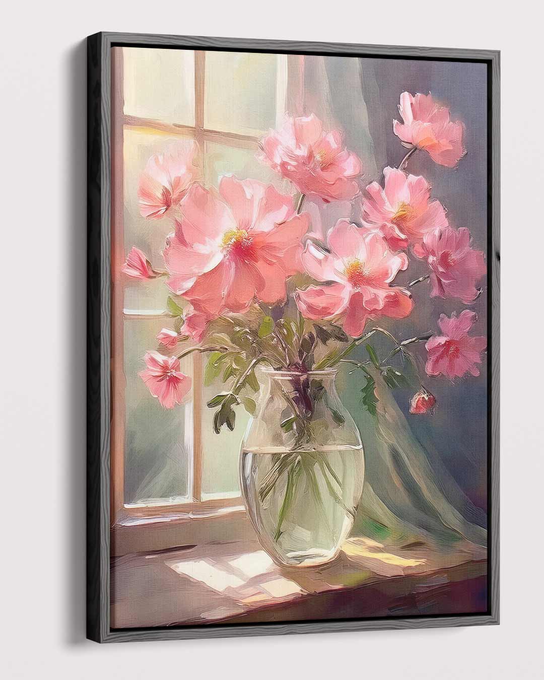 Zonnige Bloemenpracht Kunstwerk-canvas-dibond-plexiglas-wanddecoratie-WallArtistic