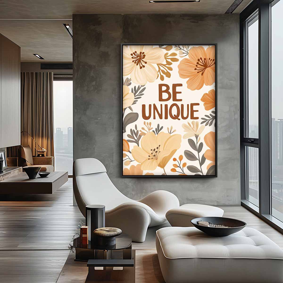 Bloemenmotivatie Poster Kunstwerk-canvas-dibond-plexiglas-wanddecoratie-WallArtistic