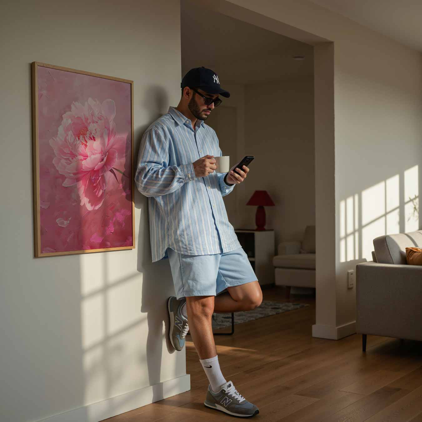 Bloeiende Elegantie Poster-WallArtistic