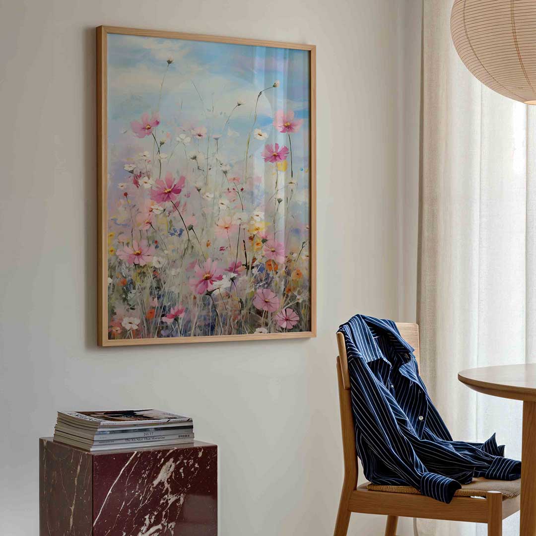 Bloemenveld Poster
