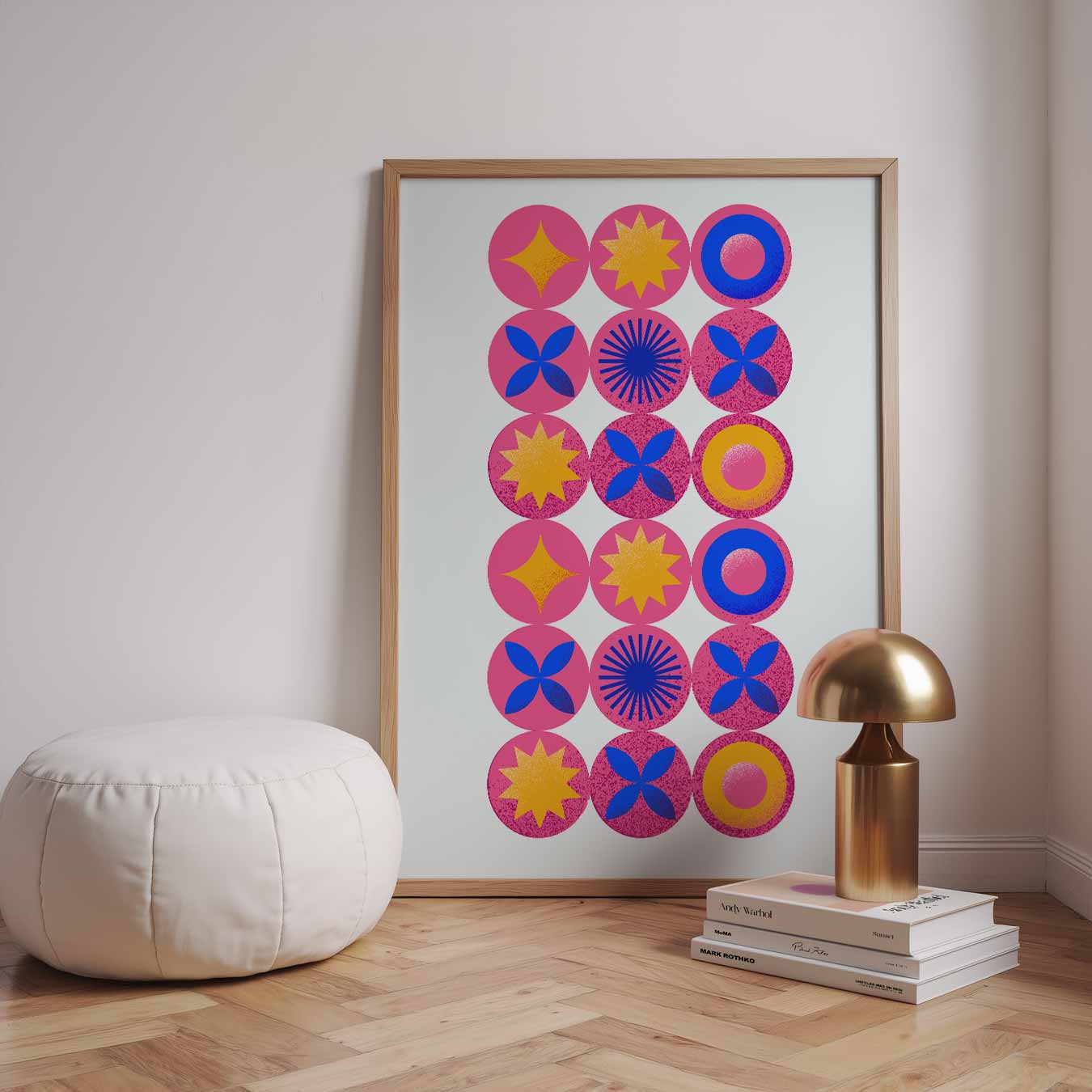 Kleurrijke Cirkelpatronen Poster