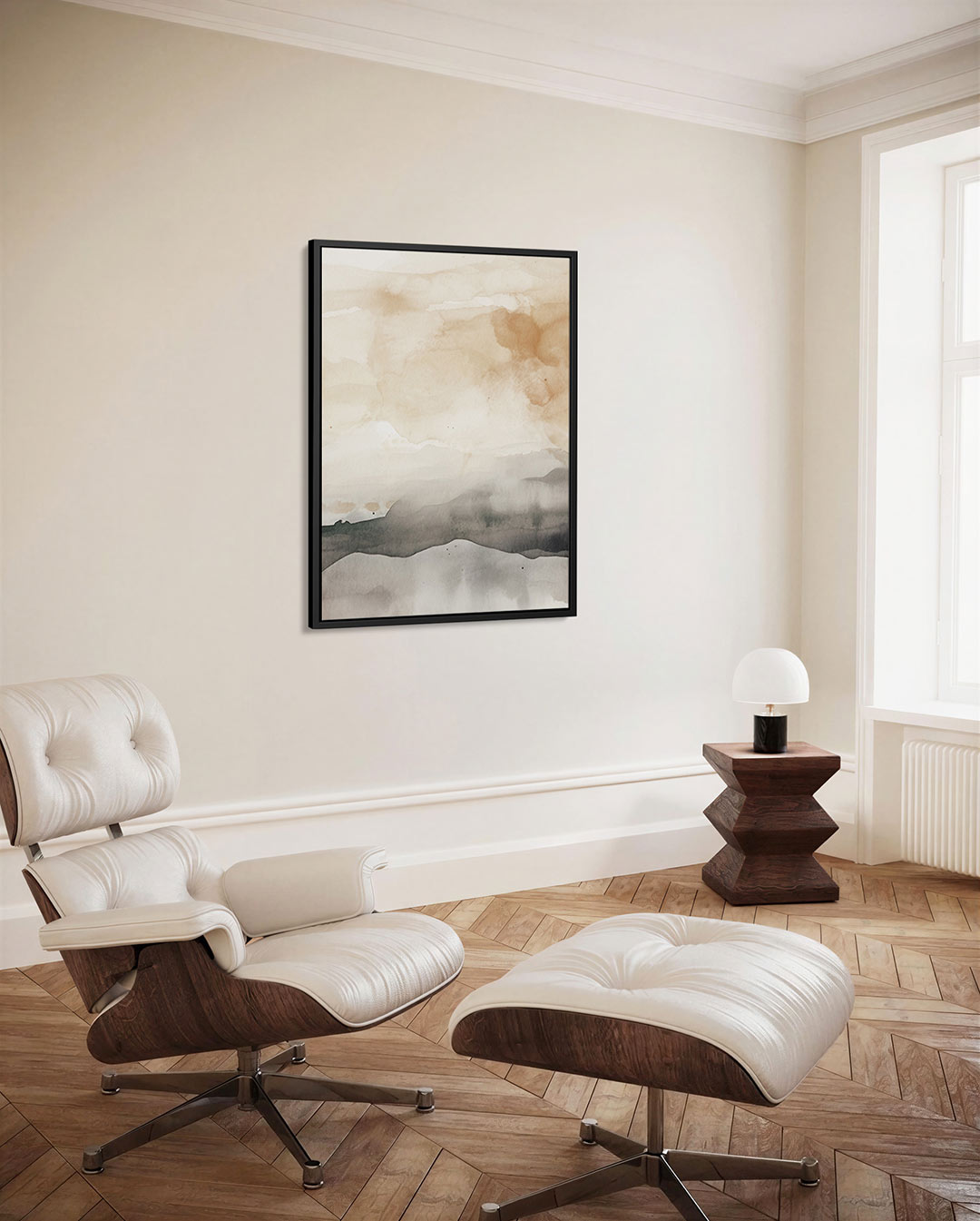 Zachte aardetinten Kunstwerk