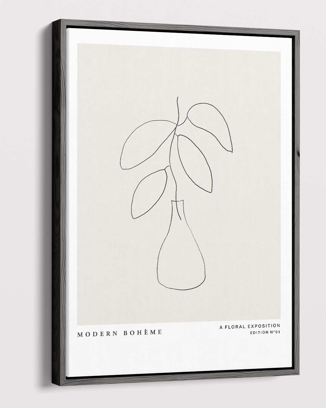 Modern Boho Lijntekening Kunstwerk-canvas-dibond-plexiglas-wanddecoratie-WallArtistic