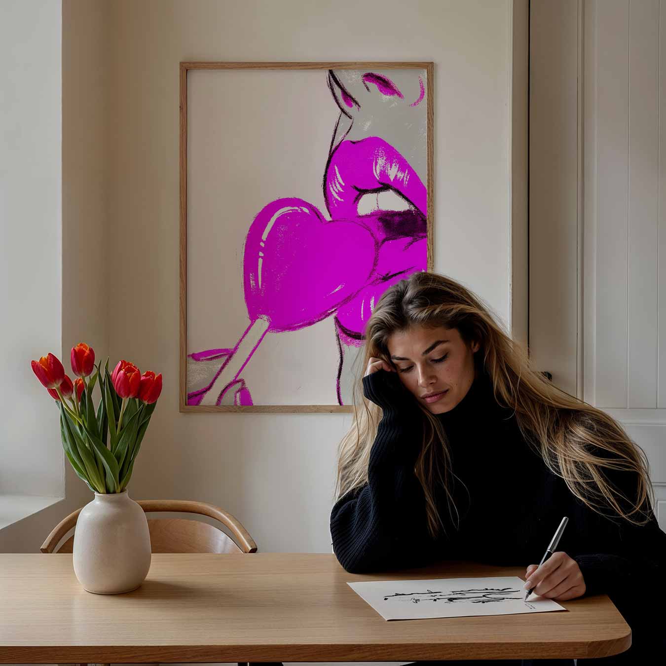Stijlvolle Pop Art Poster