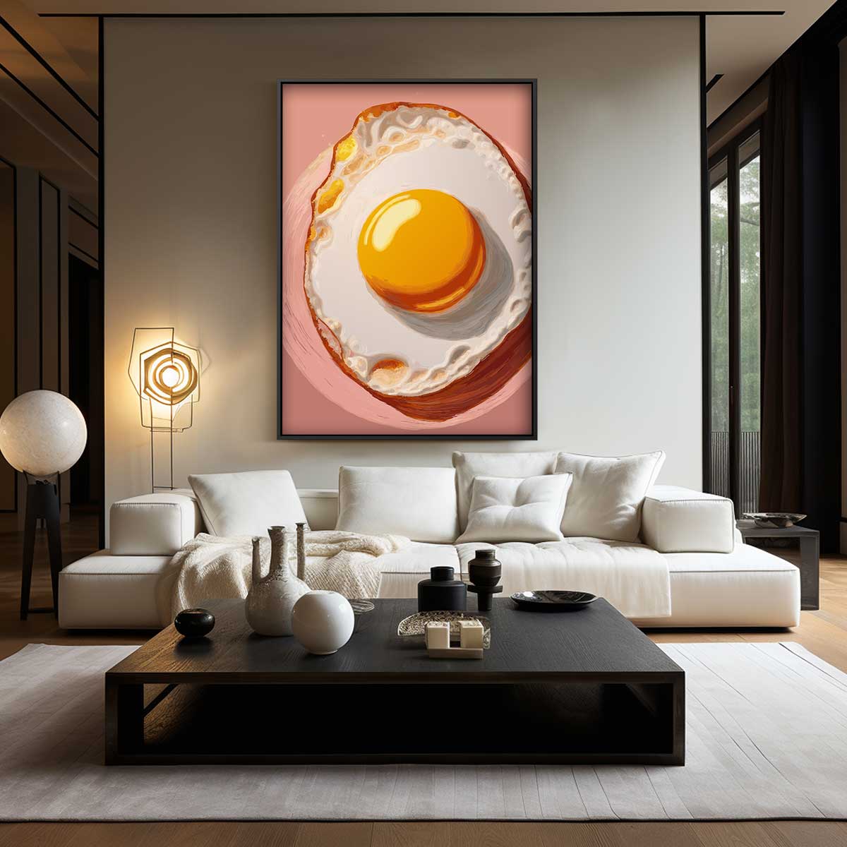 Sunny Side Up Op Canvas Kunstwerk-canvas-dibond-plexiglas-wanddecoratie-WallArtistic