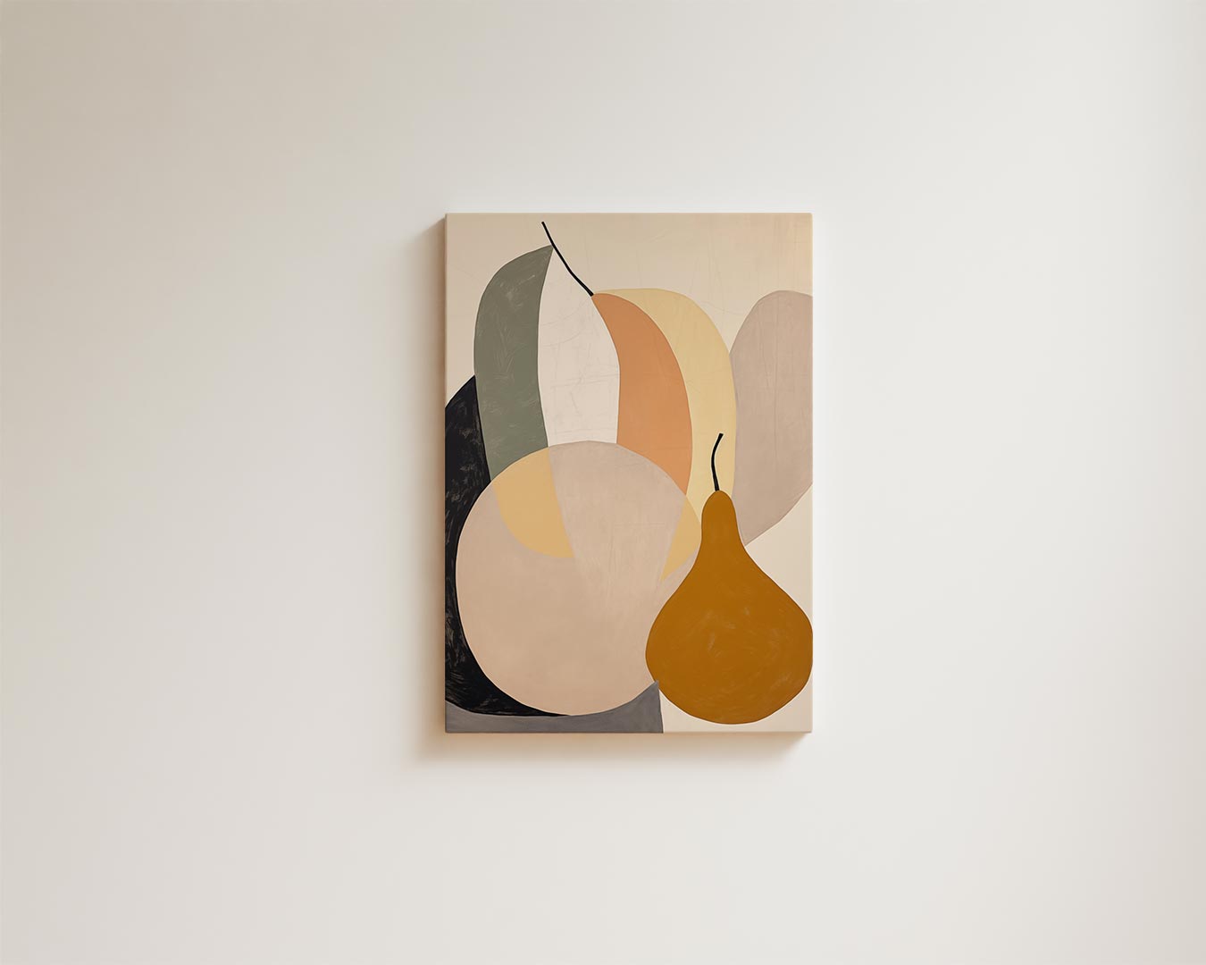 Vrolijke Fruitige Abstractie Kunstwerk-canvas-dibond-plexiglas-wanddecoratie-WallArtistic
