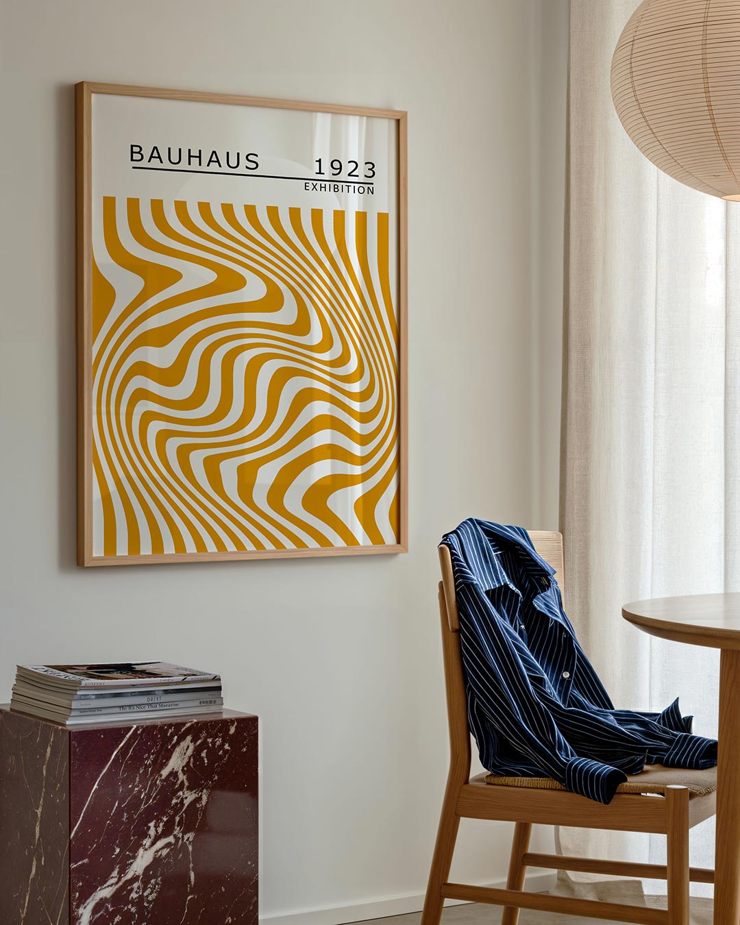 Golvend lijnenspel Poster