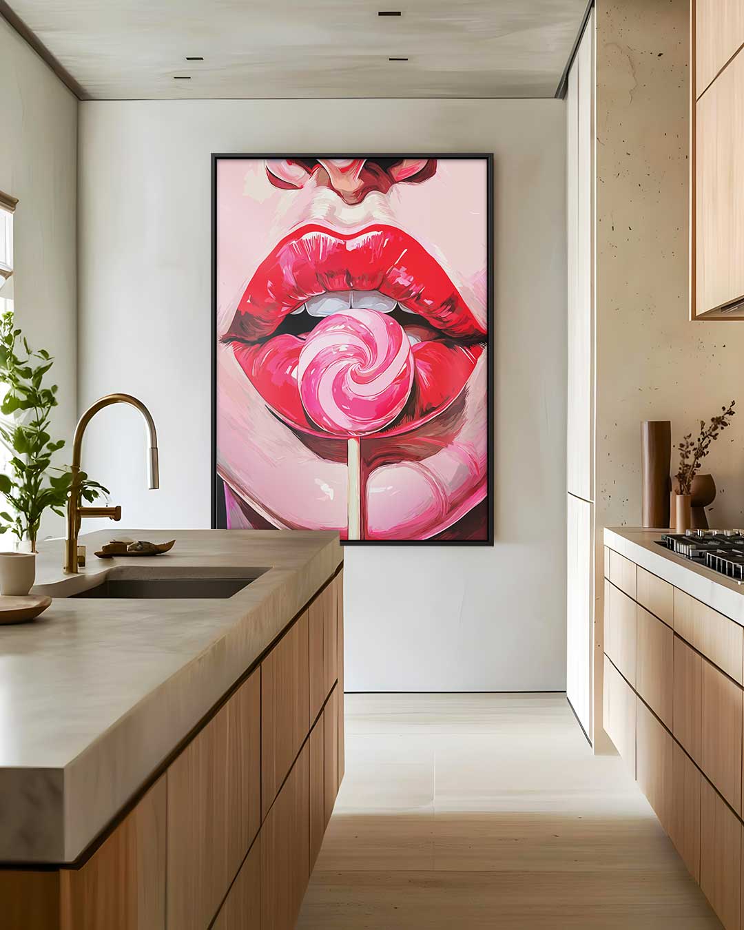 Verleidelijke Zoetigheid Kunstwerk-canvas-dibond-plexiglas-wanddecoratie-WallArtistic