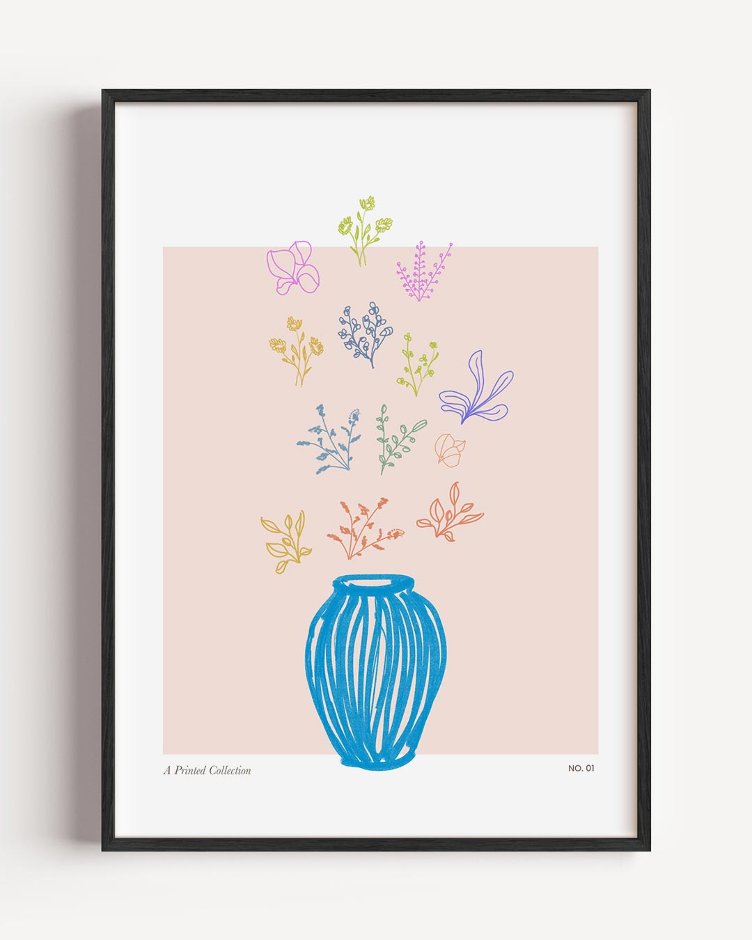 Bloeiende Vaas Poster-WallArtistic