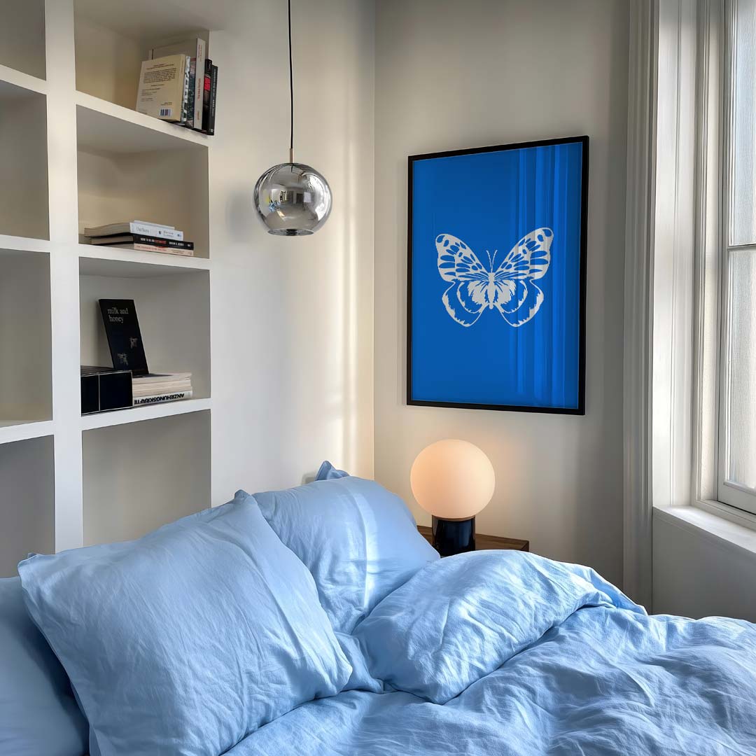 Stijlvolle Vlinder Kunstposter-WallArtistic