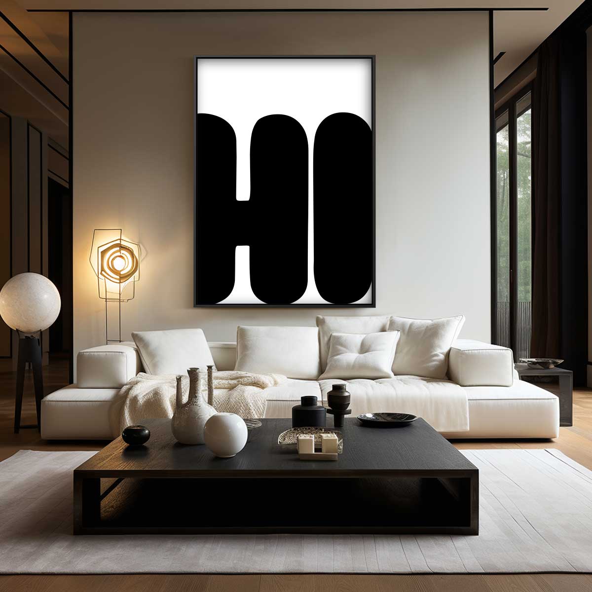 Moderne Typografie Kunstwerk-canvas-dibond-plexiglas-wanddecoratie-WallArtistic