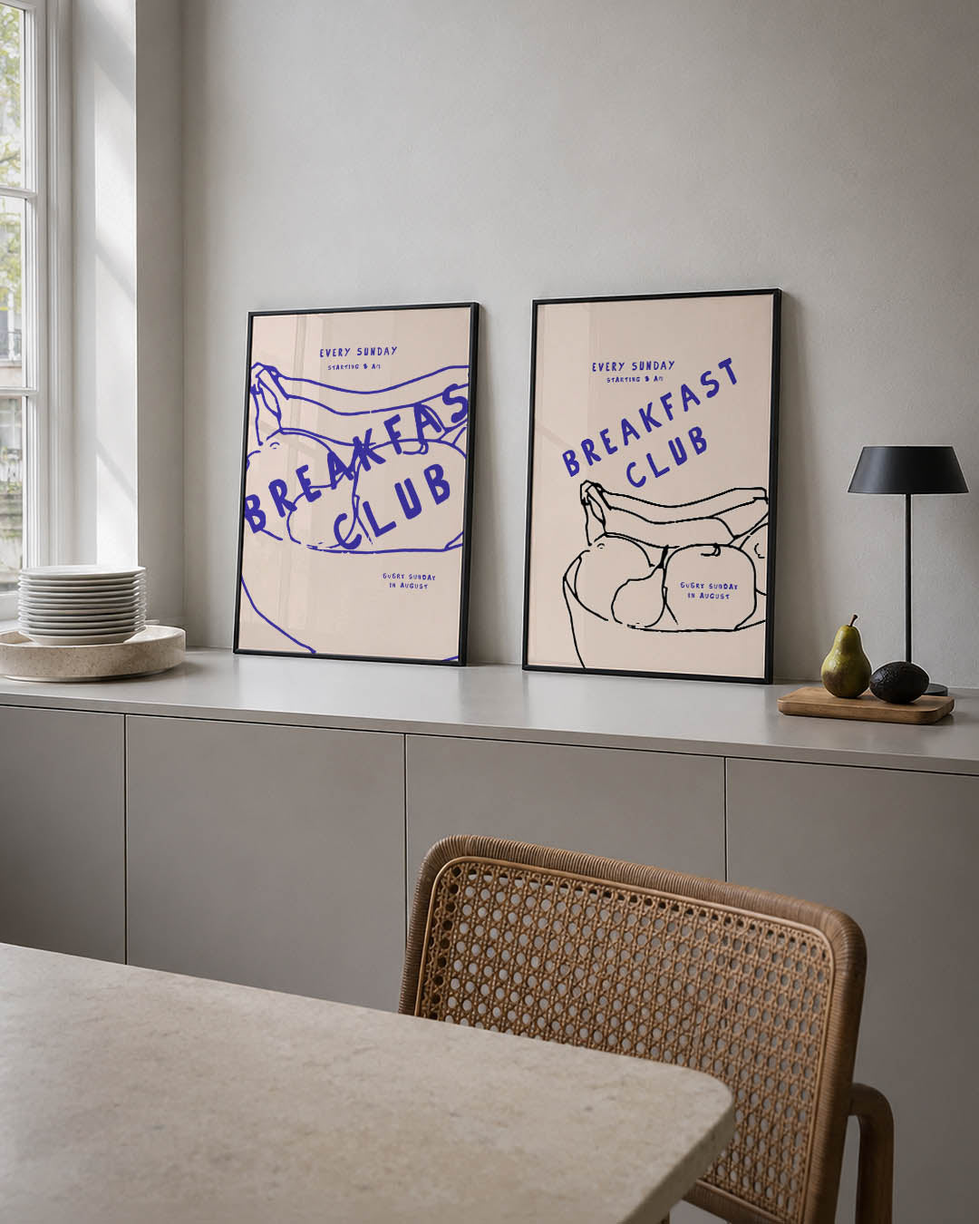 Lijnen en letters Posterset