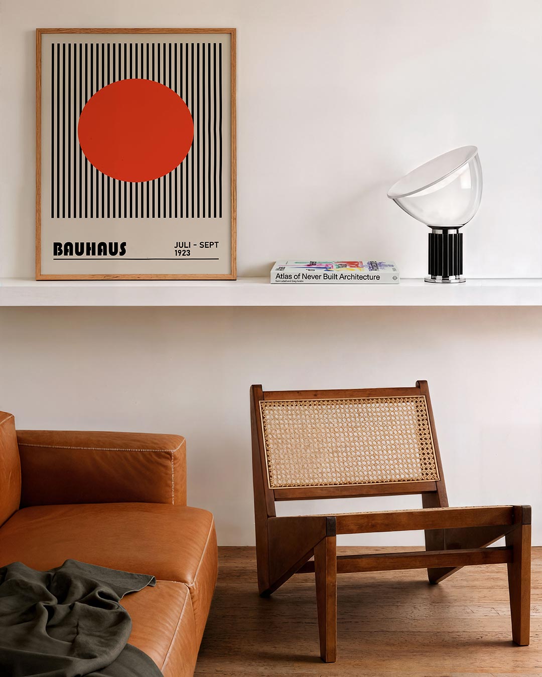 Cirkel en lijnen Poster
