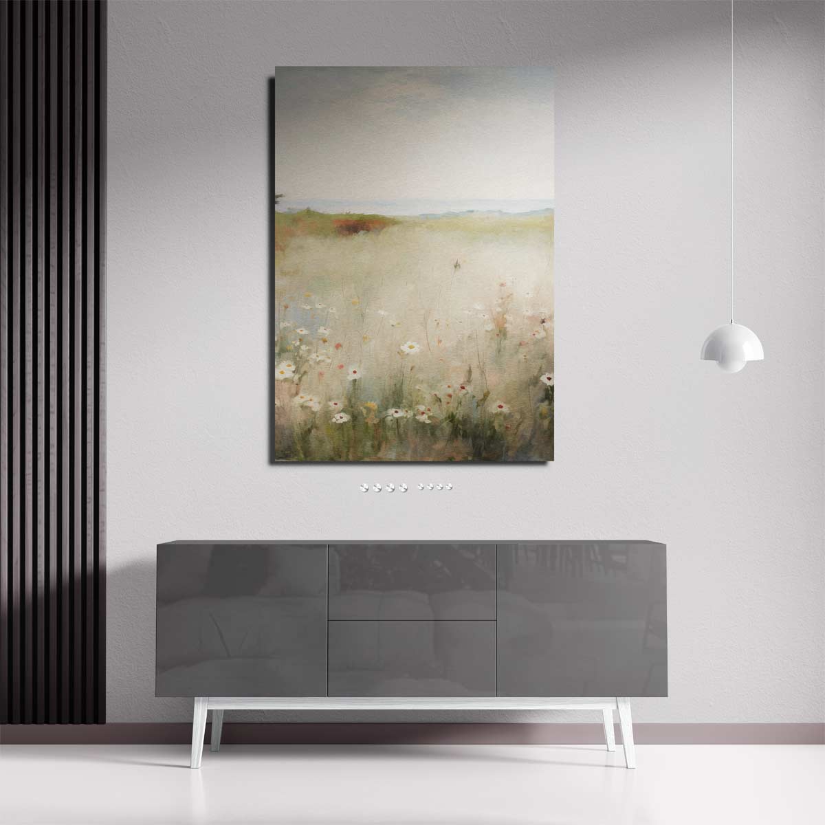 Zomerweelde in Bloei Kunstwerk-canvas-dibond-plexiglas-wanddecoratie-WallArtistic