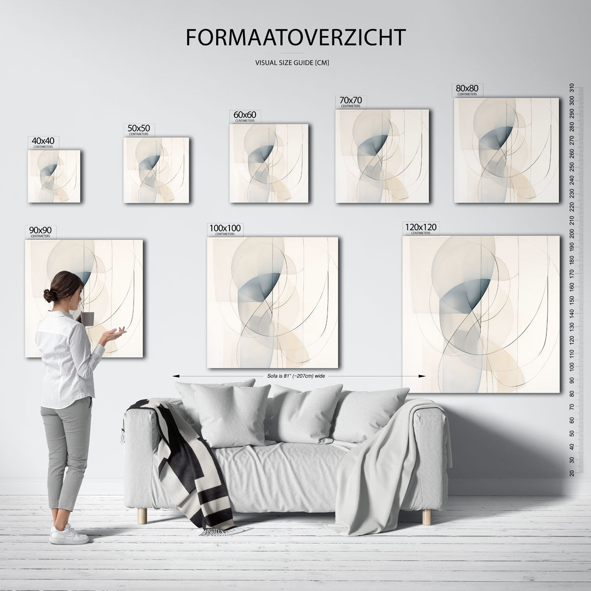 Abstracte vormen Poster