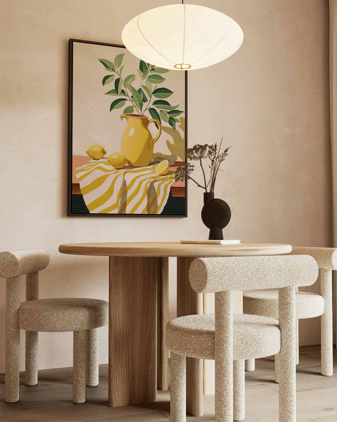 Citroenvrolijkheid Stilleven Kunstwerk-canvas-dibond-plexiglas-wanddecoratie-WallArtistic