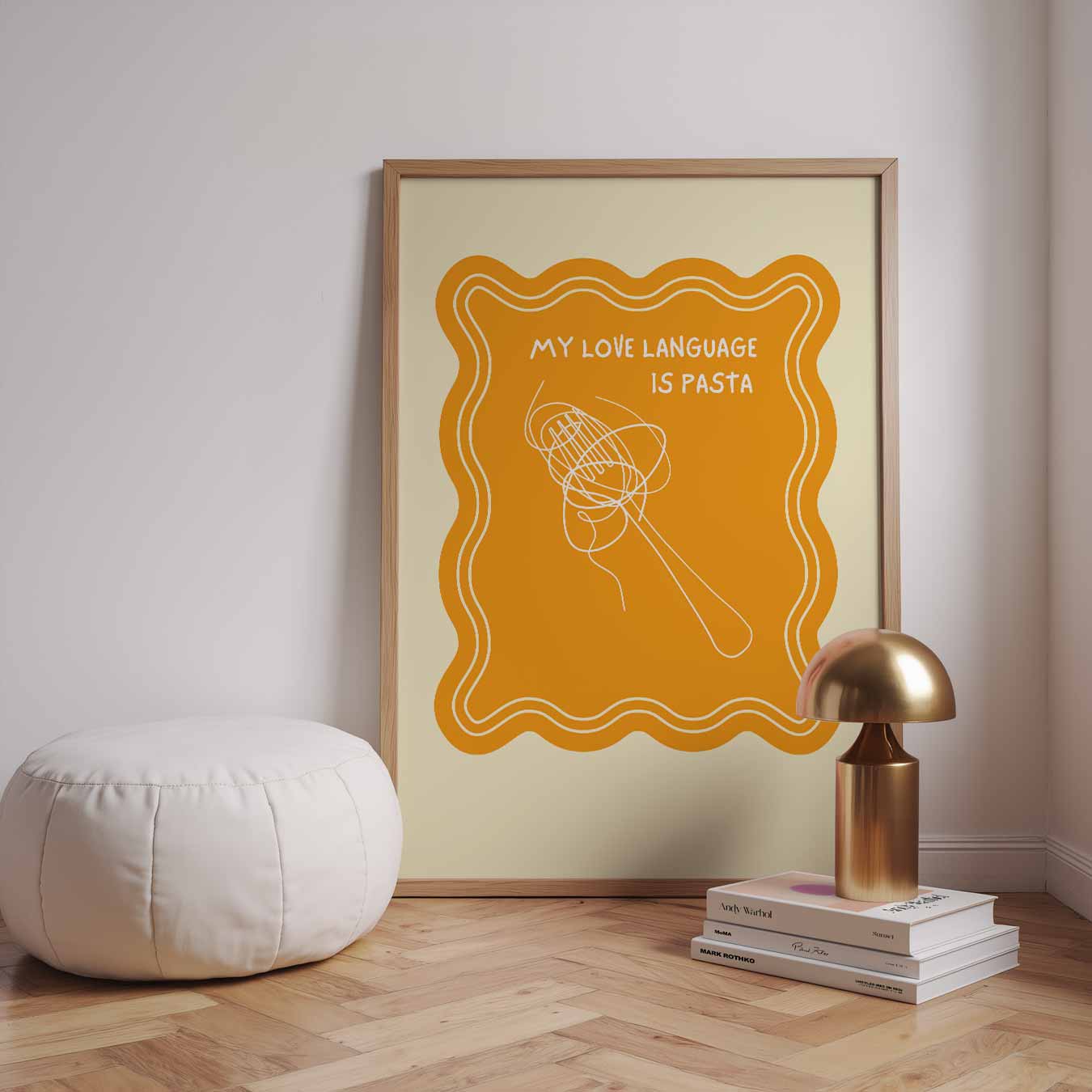 Pasta Love Language Poster