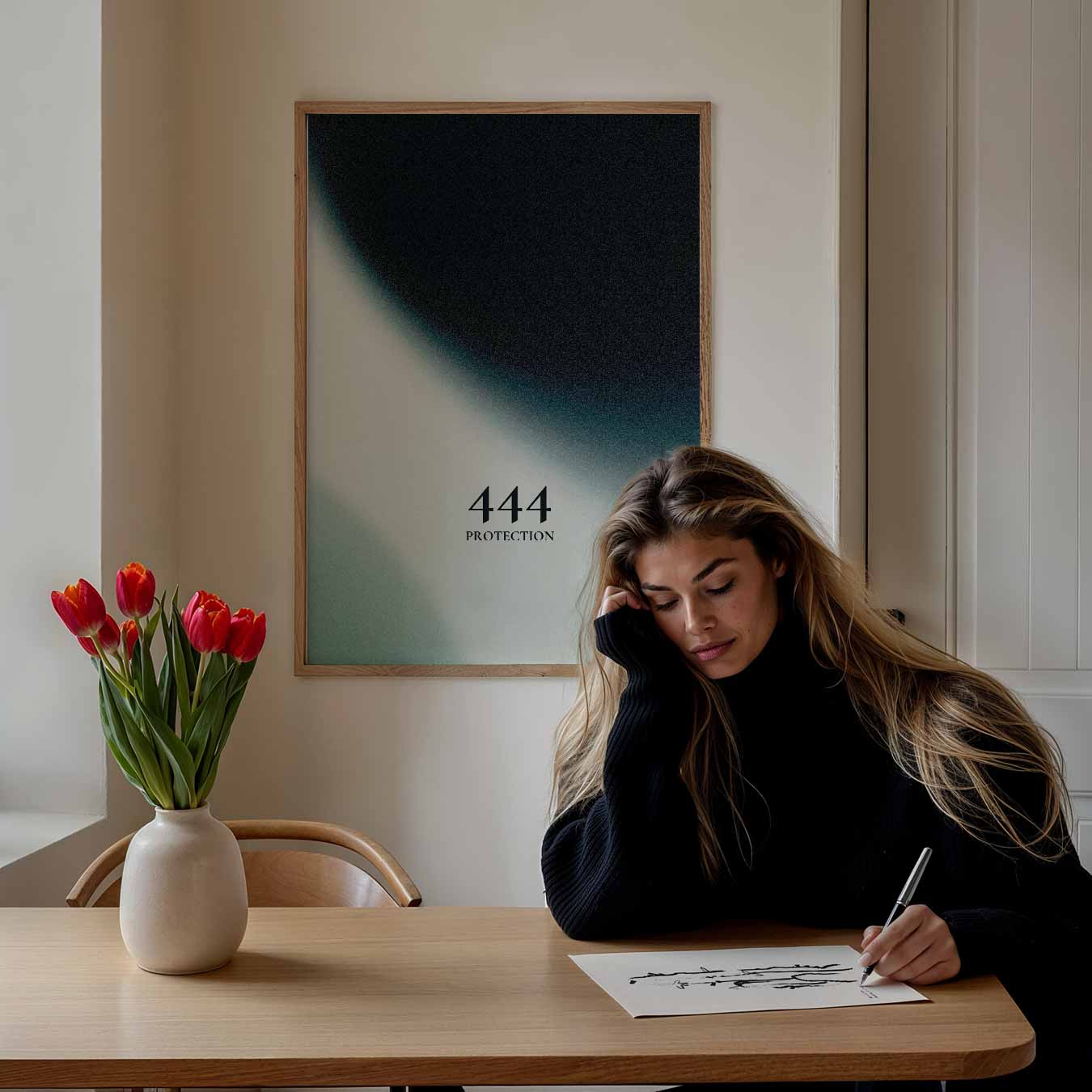 444 Protection Poster-WallArtistic