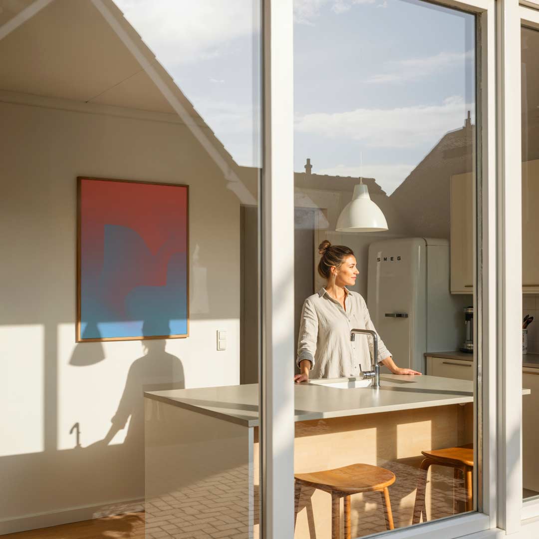 Droomachtige Pastelkleurige Abstracte Poster-WallArtistic