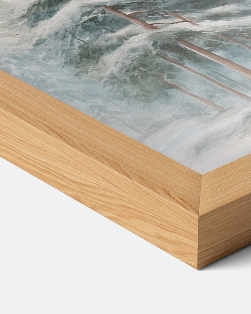 Winterse Kerstposter-WallArtistic