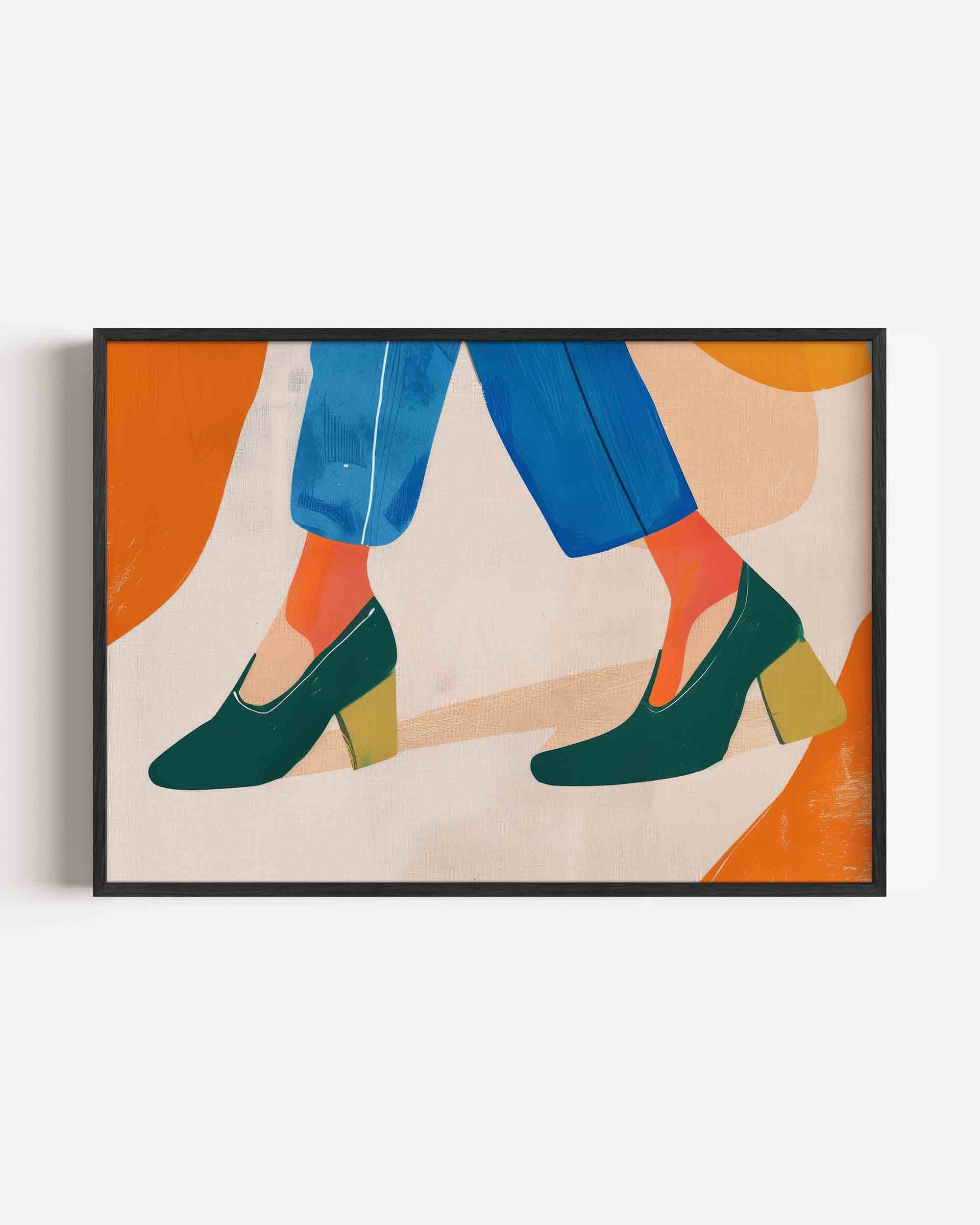 Schoenen en broek Poster