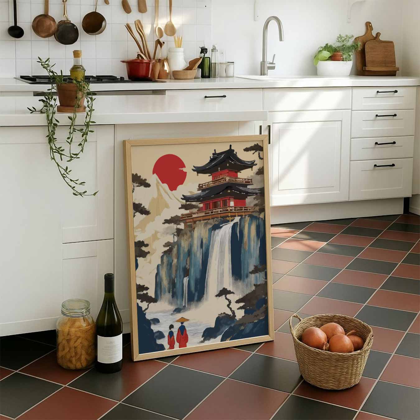 Zen Sferen Japans Landschap Poster