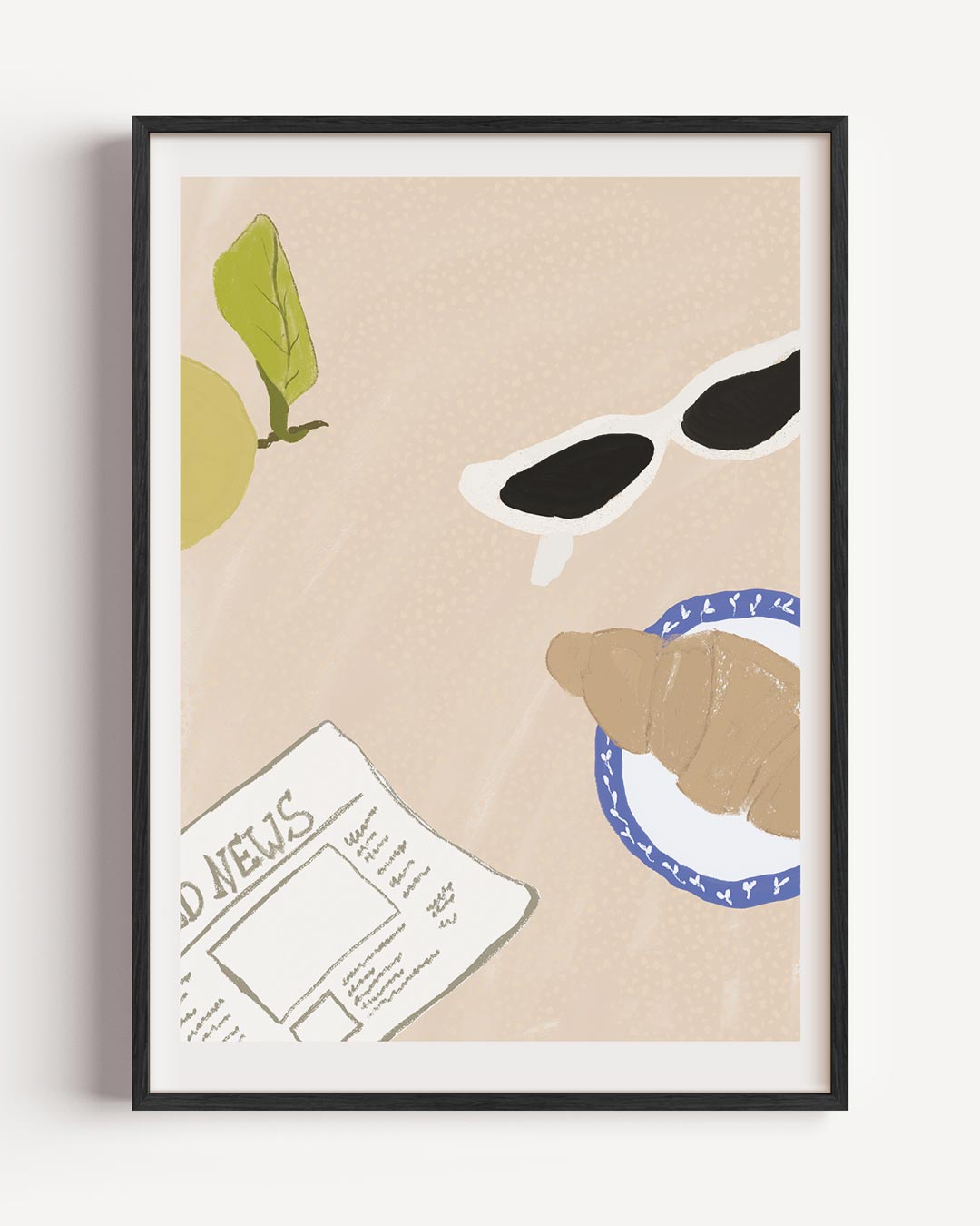 Zonnige Ontbijtdag Poster-WallArtistic