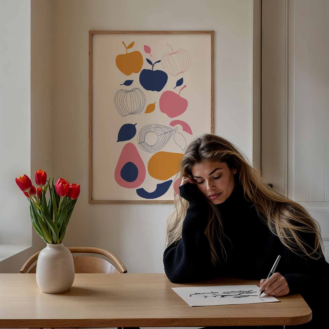 Fruitige Kunstzinnige Poster
