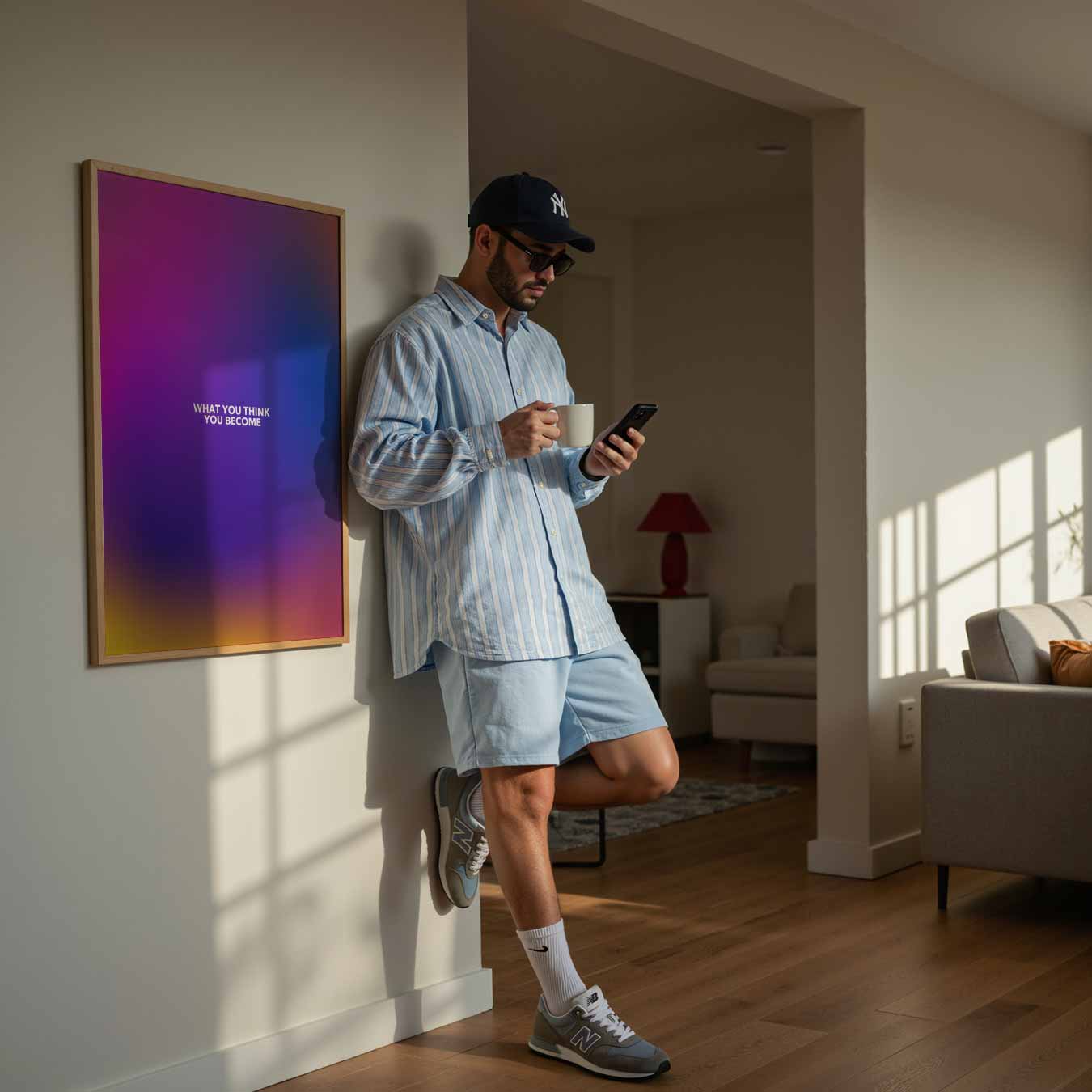 Inspirerende Mindset Poster-WallArtistic