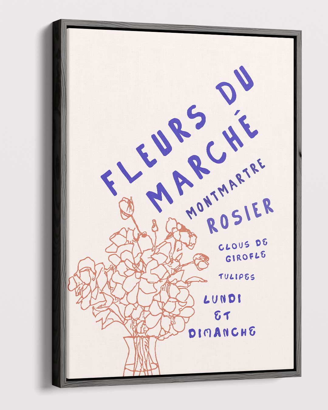 Fleurs du Marché Poster
