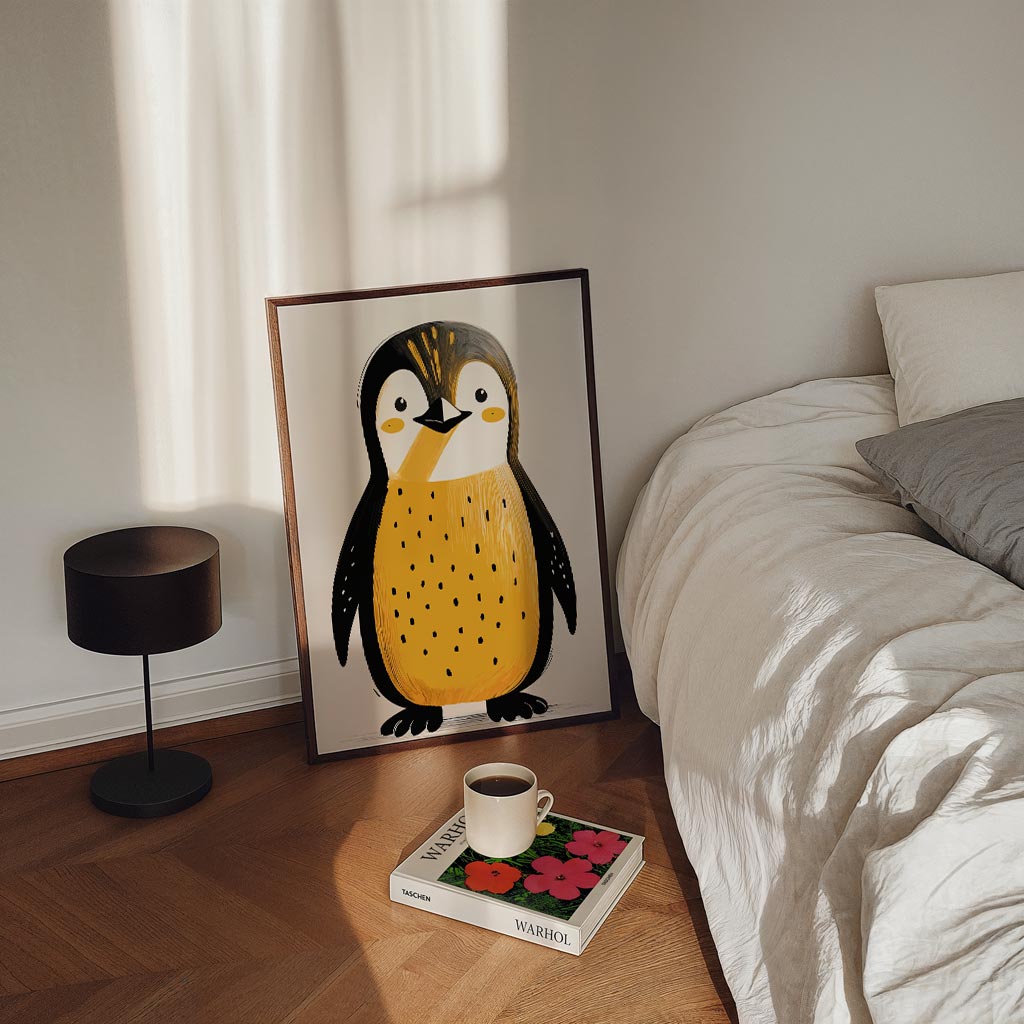 Schattige Pinguïn Illustratie Poster