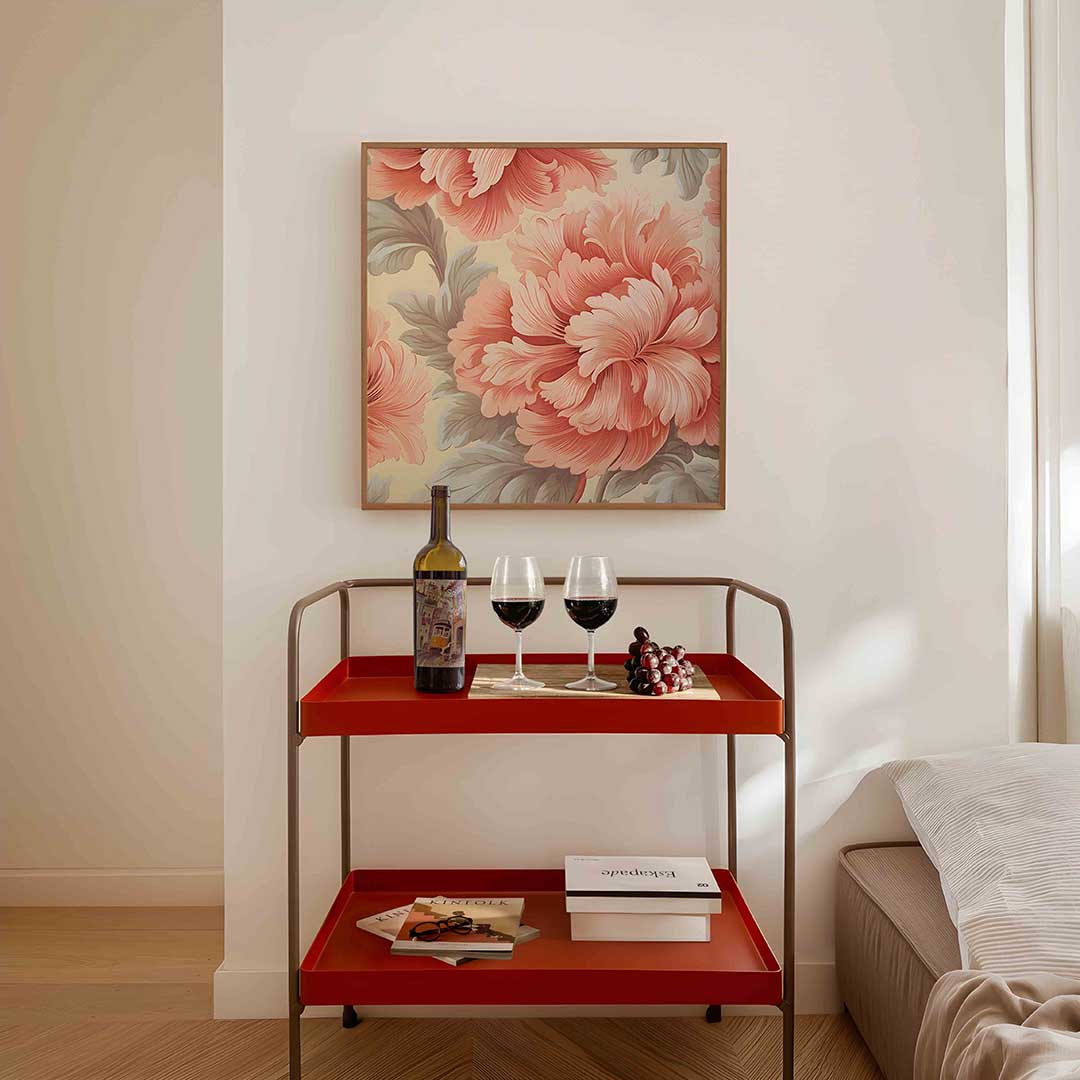Bloemen en bladeren Poster