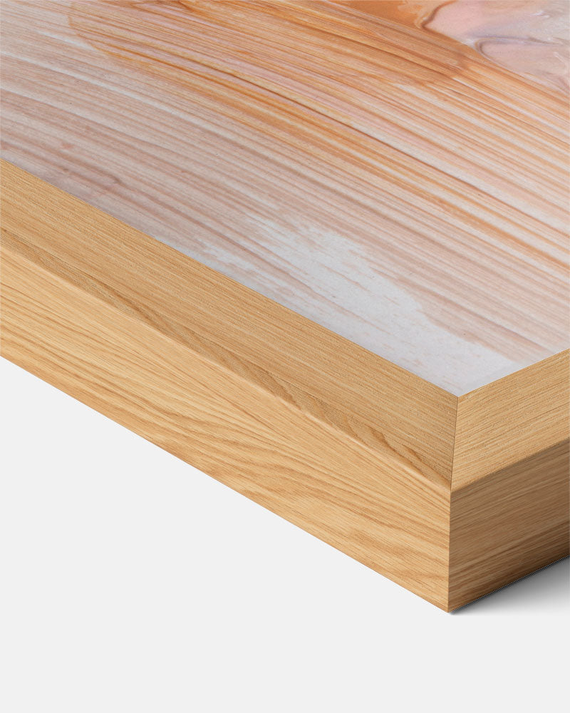 Zachte Aardetinten Abstracte Kunstposter-WallArtistic