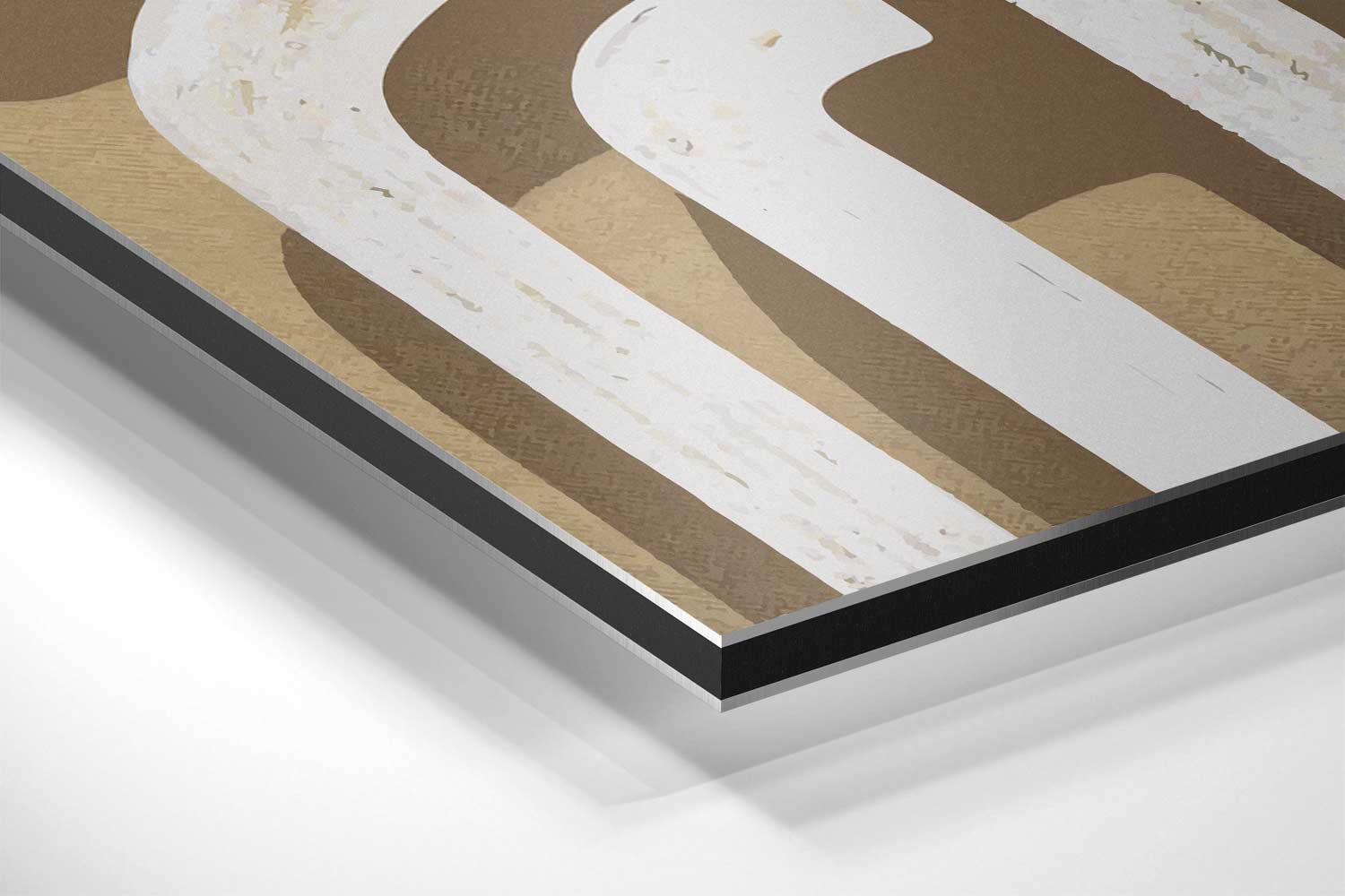 Krachtige Abstracte Patroon Kunstwerk-canvas-dibond-plexiglas-wanddecoratie-WallArtistic