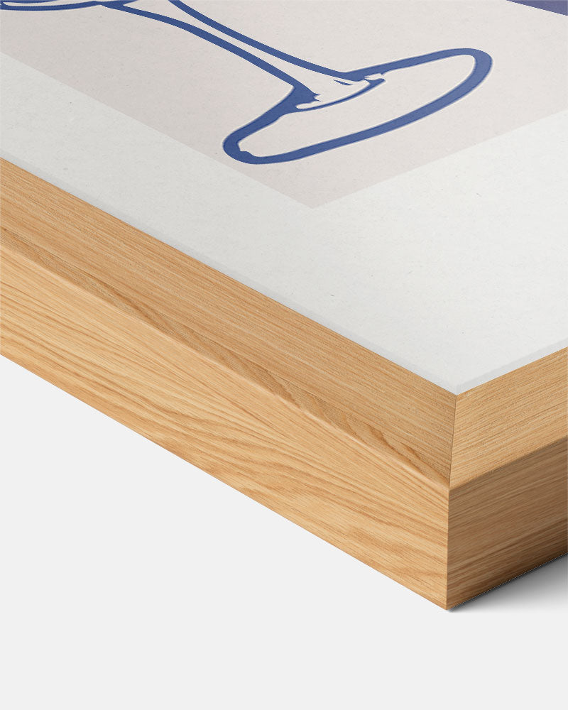 Charmante Franse Wijnposter-WallArtistic